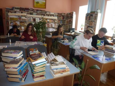 Працоўнае лета ў бібліятэцы