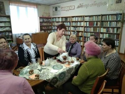 Цёплыя сустрэчы ў бібліятэцы