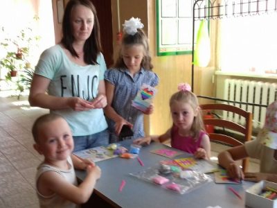У Рыты ў  бібліятэцы
