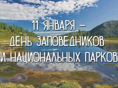 11 студзеня адзначаецца Сусветны дзень запаведнікаў і нацыянальных паркаў